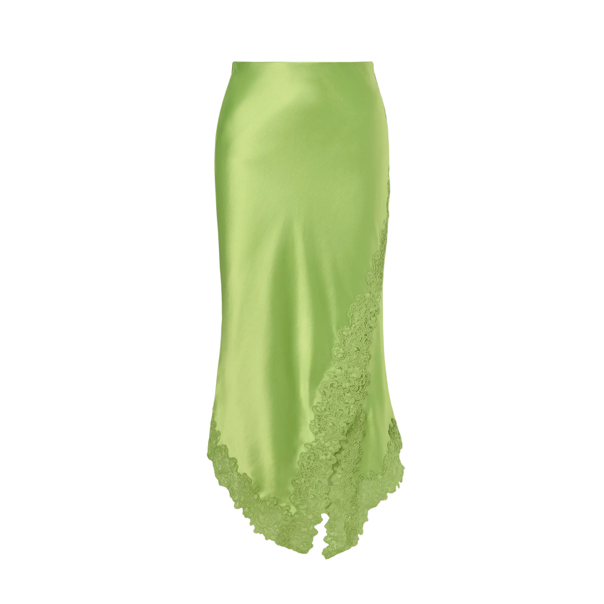 Heylin Lace Midi Skirt - Lime