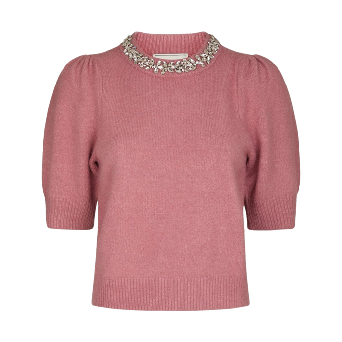 Maia Stone Knit blouse - 165 ROSE