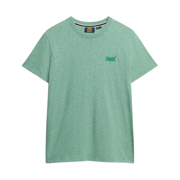Essential Logo EMB Tee - Bright Green Grit