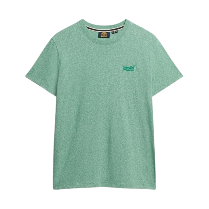 Essential Logo EMB Tee - Bright Green Grit