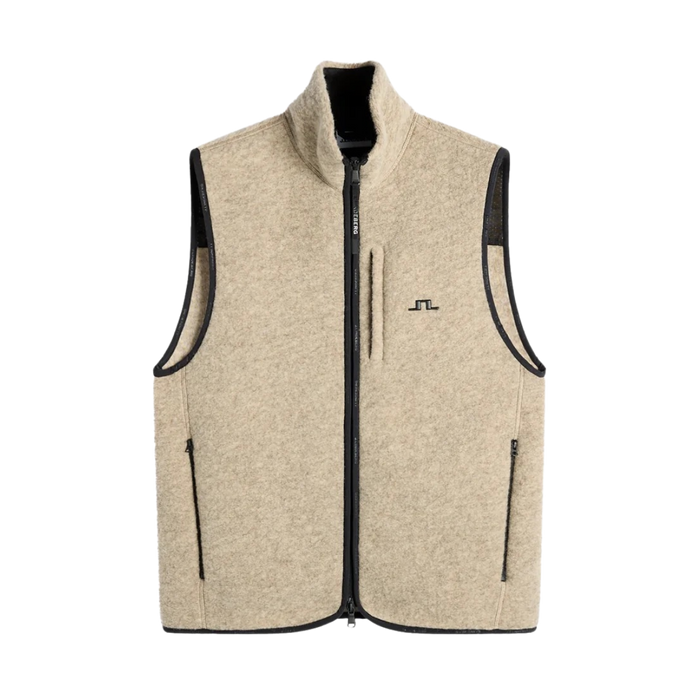 Duncan Wool Fleece Vest - Moonbeam