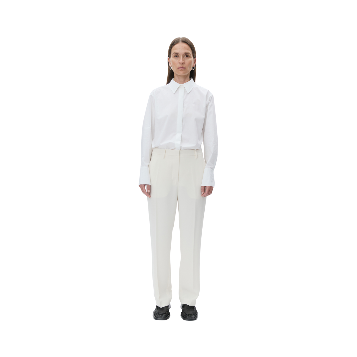 Classic Lady Classic Gabardine Pants - Ivory Shade