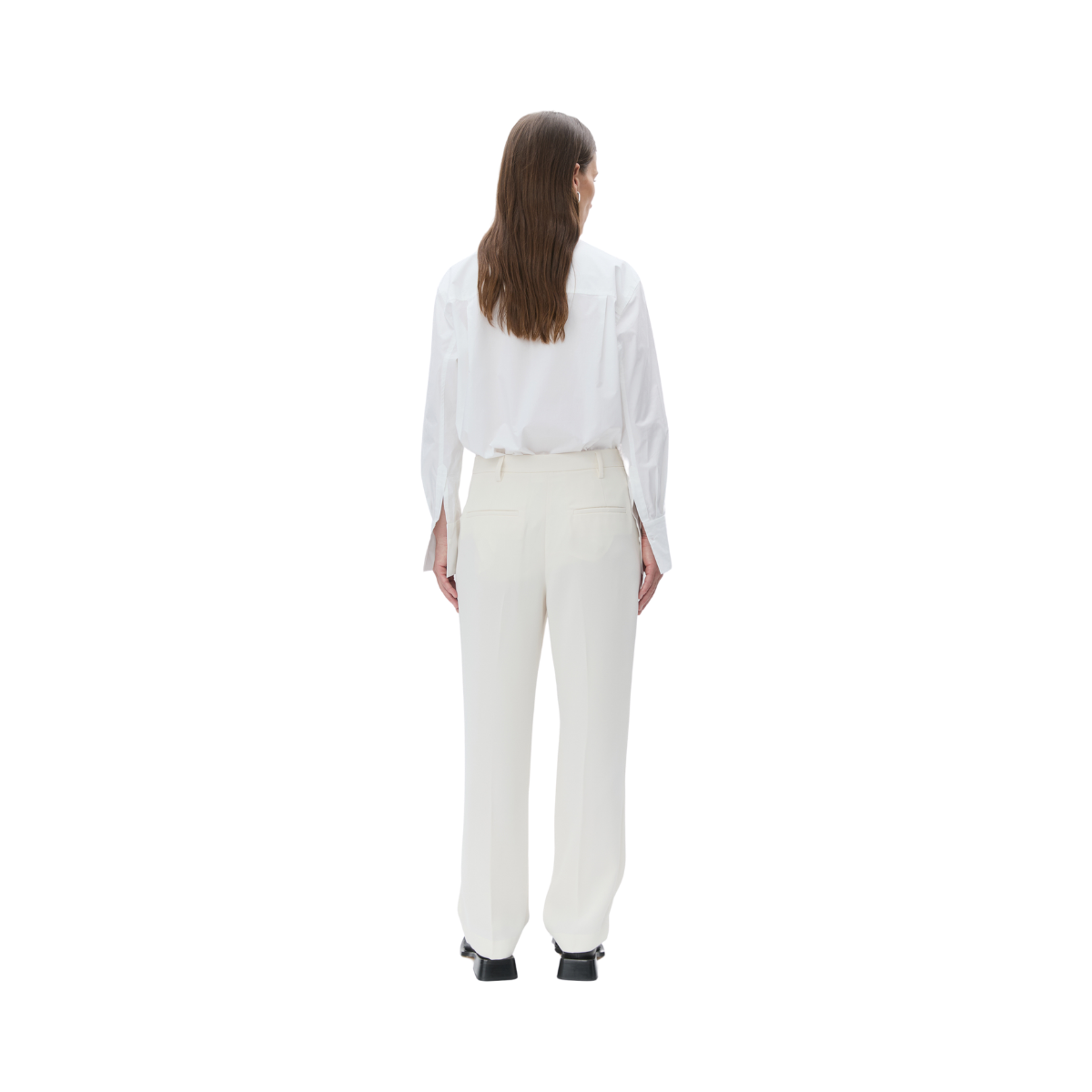 Classic Lady Classic Gabardine Pants - Ivory Shade