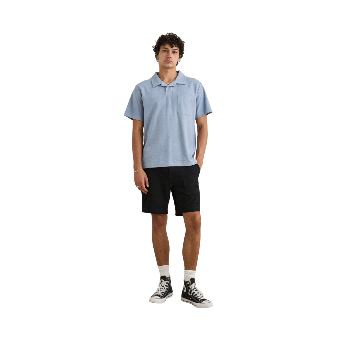 Vintage Terry Polo - Blue