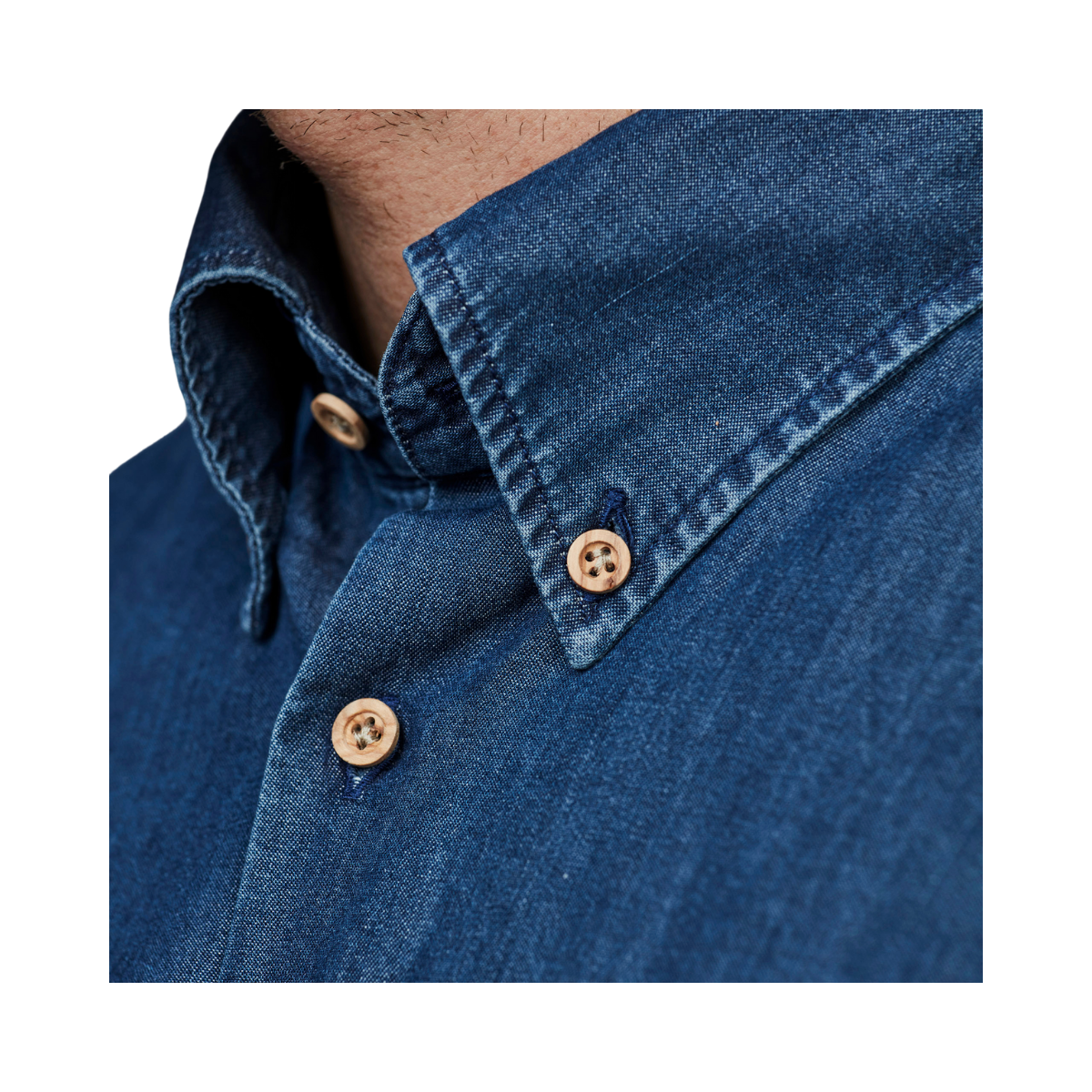 INDIGO CLASSIC SHIRT - Blue