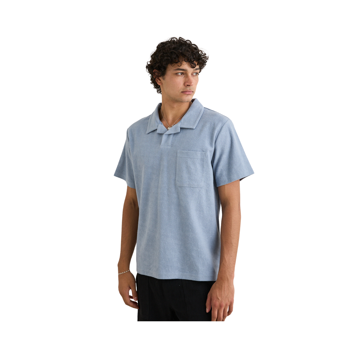 Vintage Terry Polo - Blue
