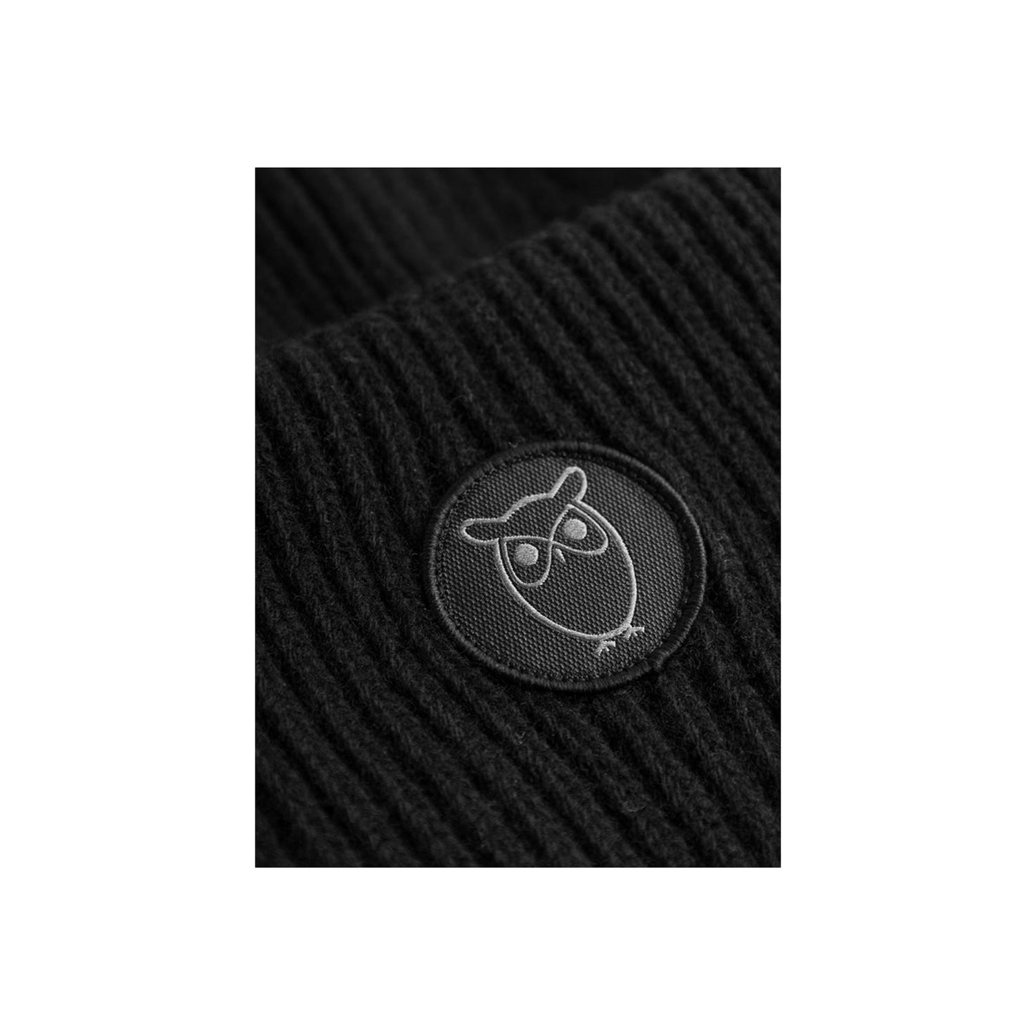 Big Rib Beanie - Black Jet