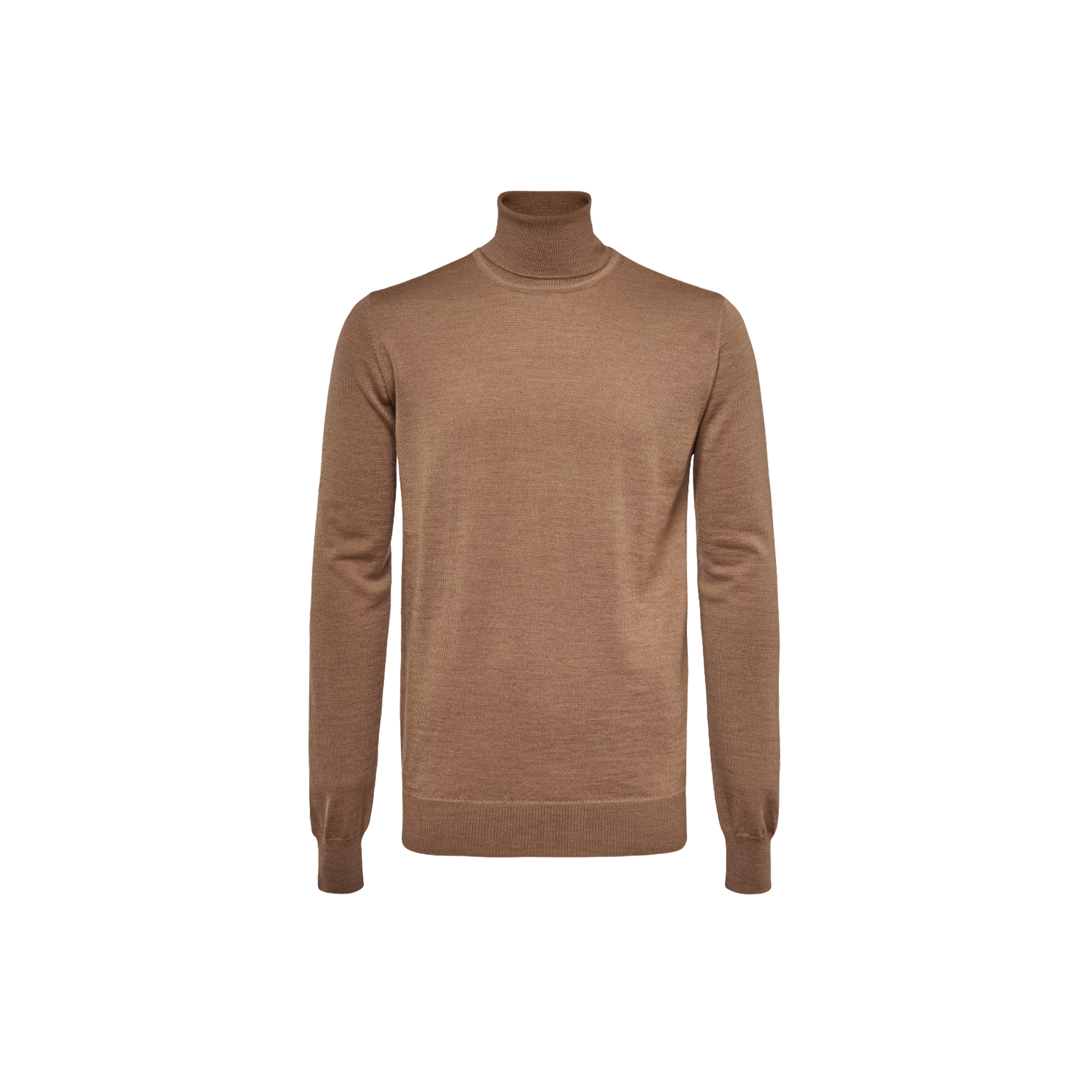 Lyd Merino Turtleneck Sweater - Brown