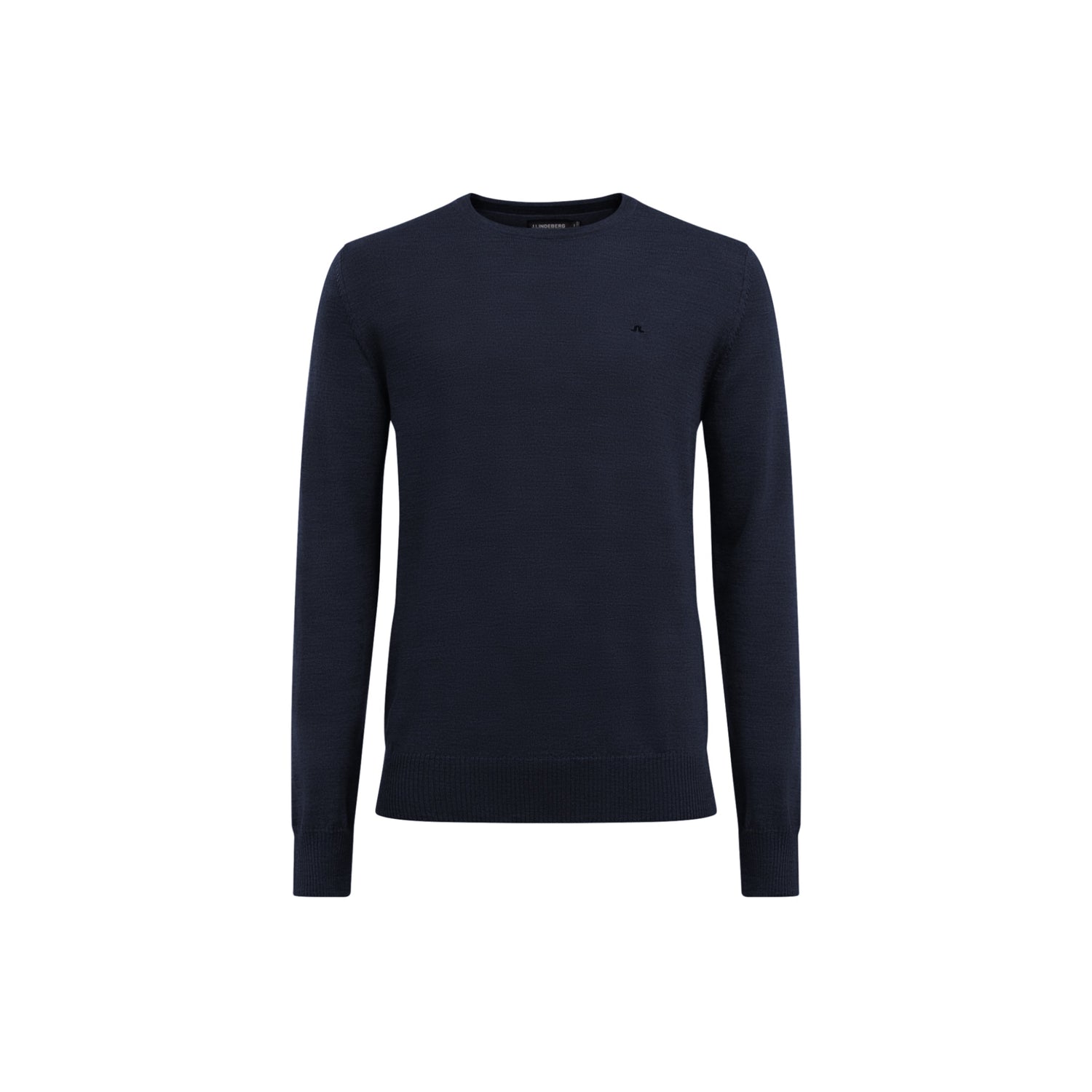 Lyle Merino Crew Neck Sweater - Navy