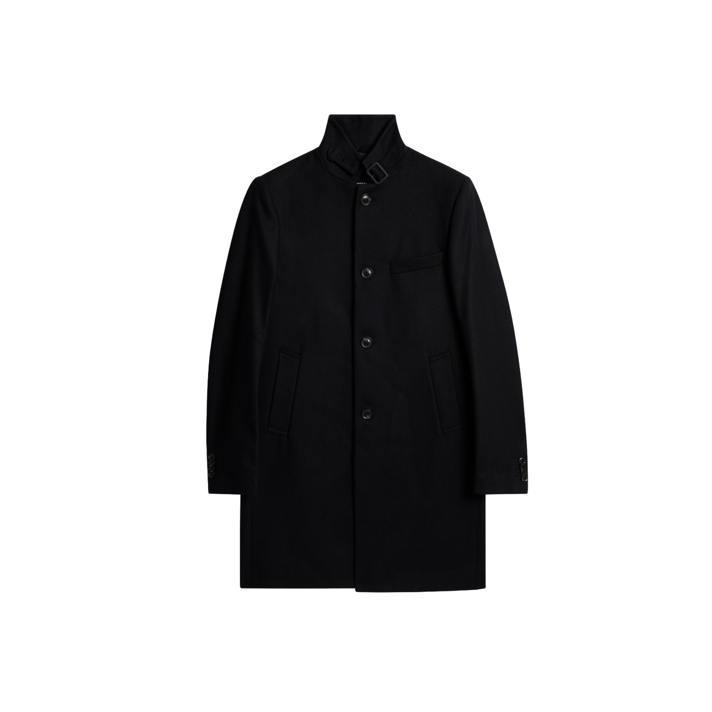 Holger Melton Coat - Black