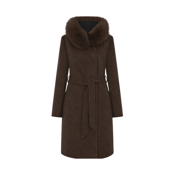 Talia Coat - Pinecone Brown