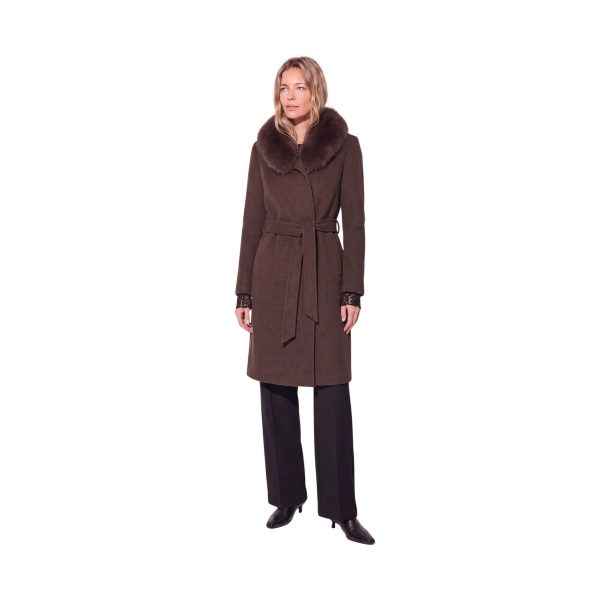 Talia Coat - Pinecone Brown