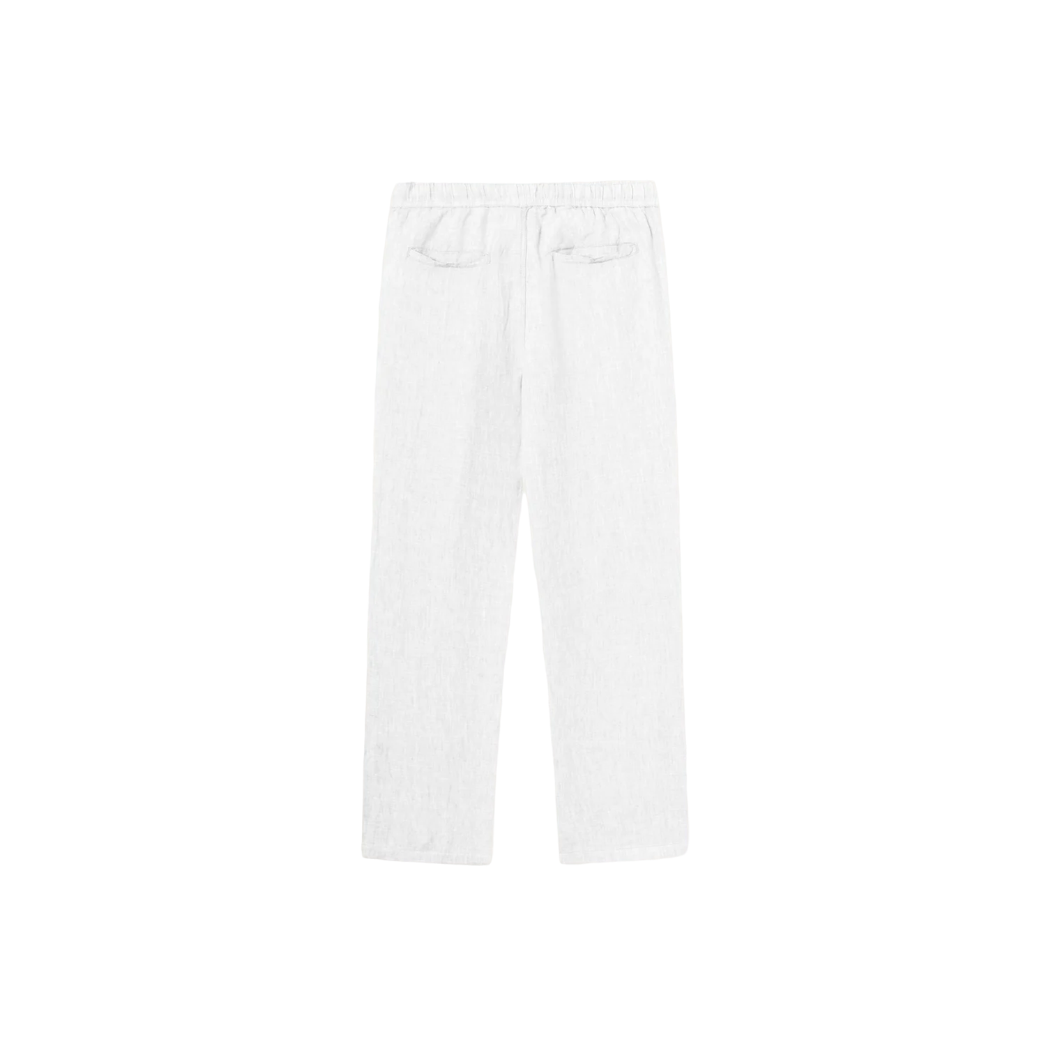Loose linen pants - Bright White