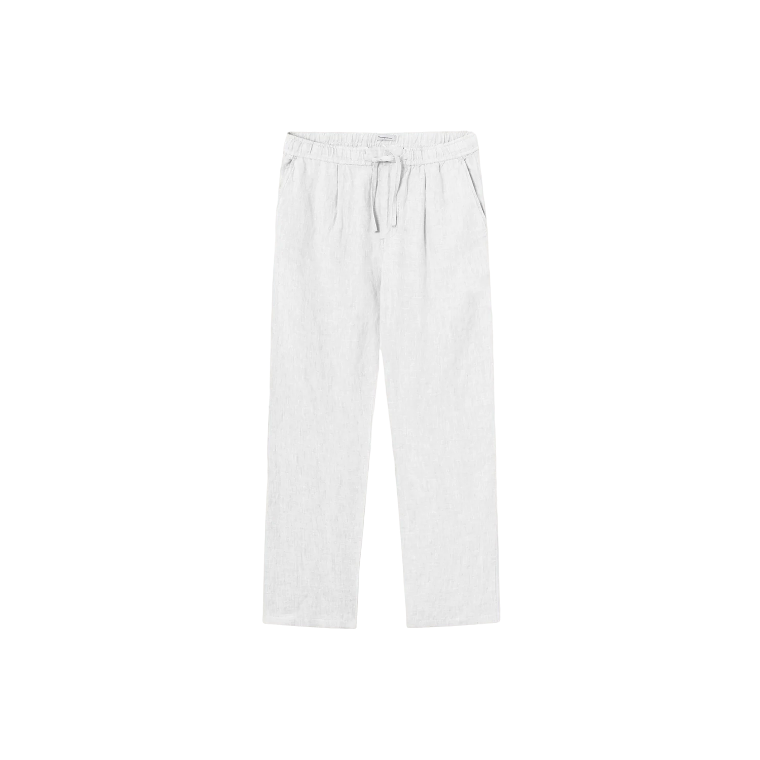 Loose linen pants - Bright White