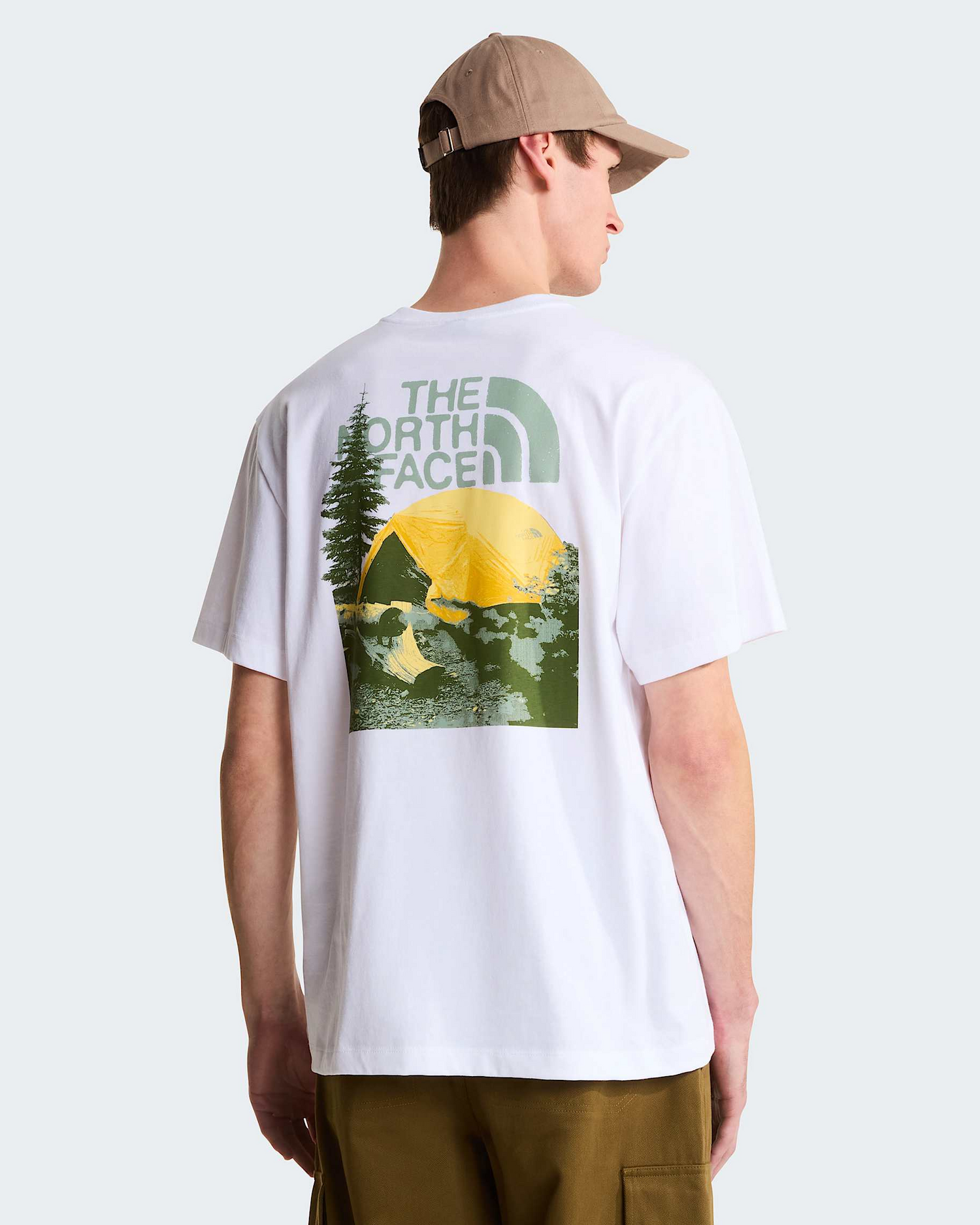 M Pitch A Tent SS Tee - TNF White