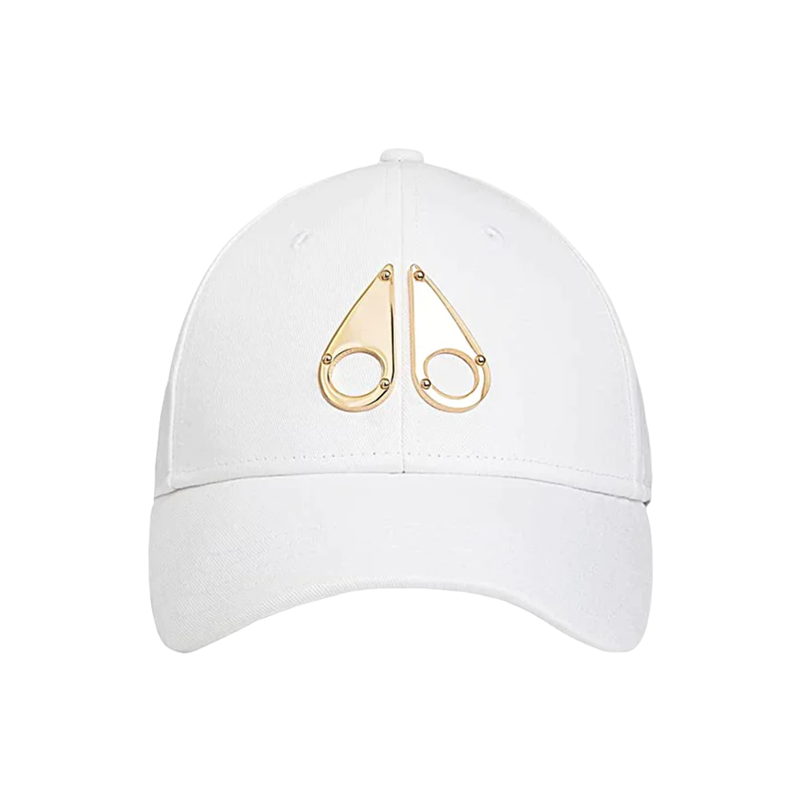 Gold Logo Icon Cap - White