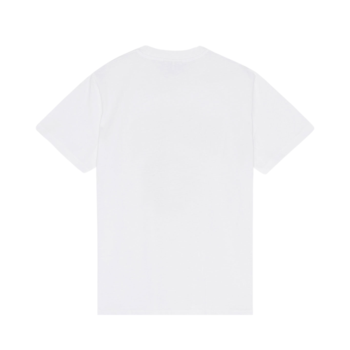 Basic Jersey Peach Relaxed T-shirt - White