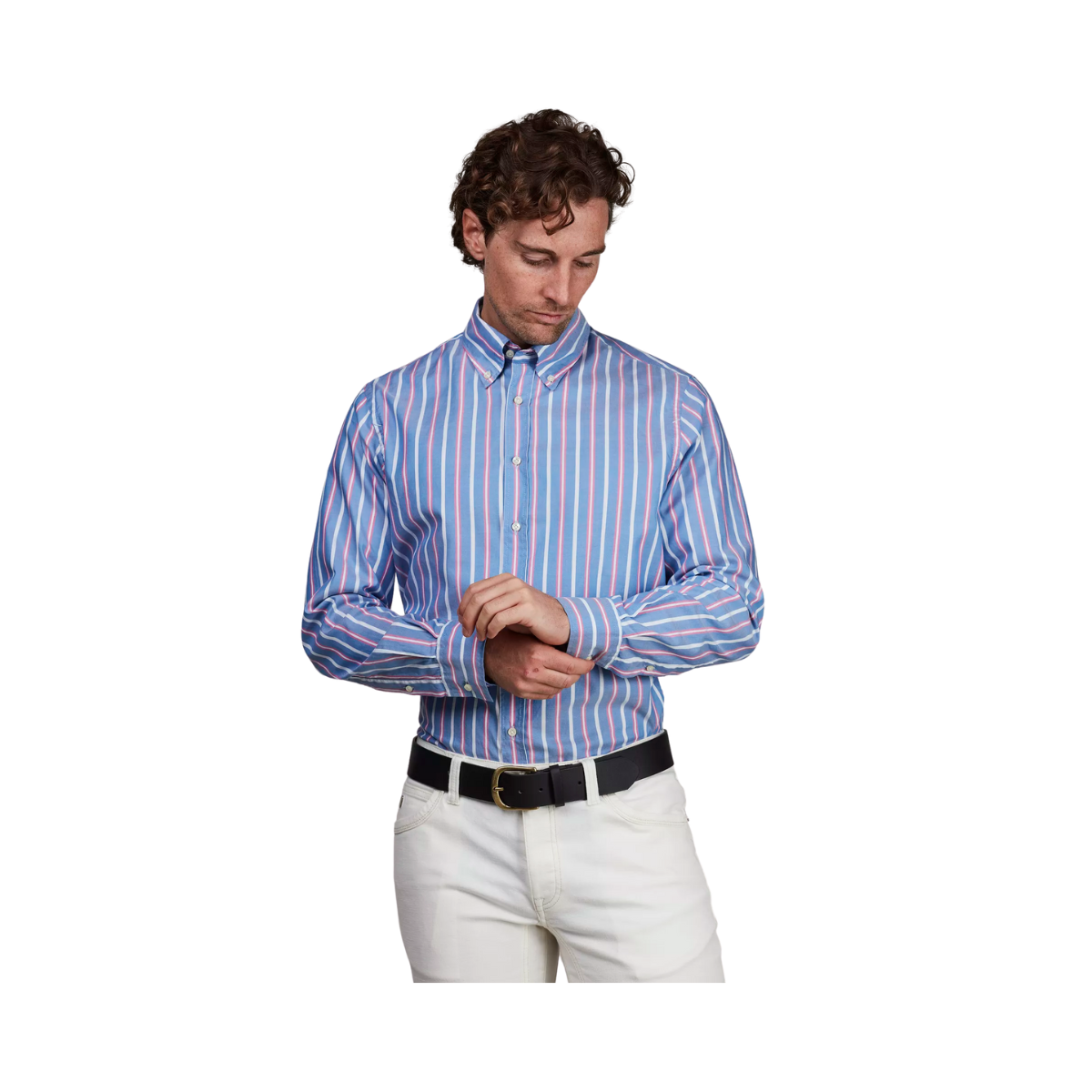 VIVID STRIPE SHIRT - DARK BLUE
