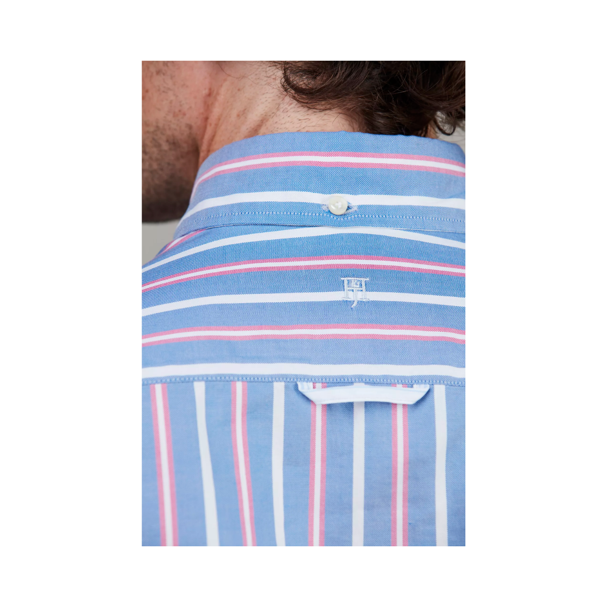 VIVID STRIPE SHIRT - DARK BLUE