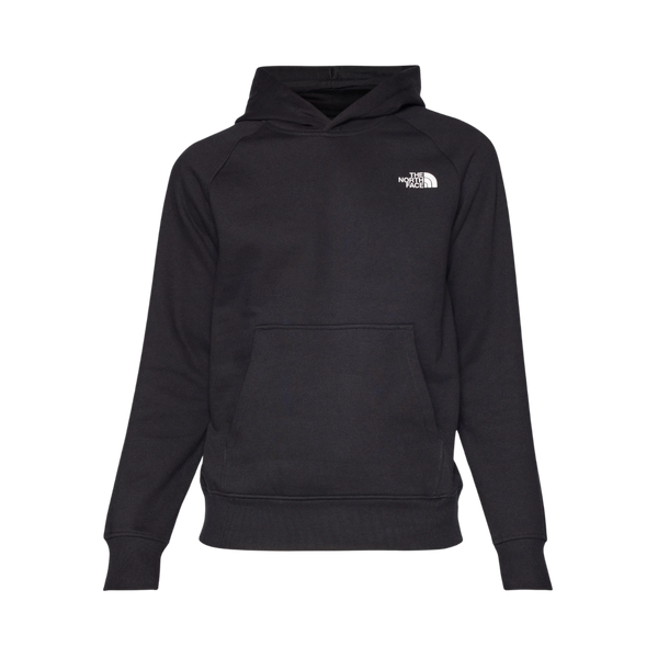 Raglan Box Regular Hoodie - Black/White