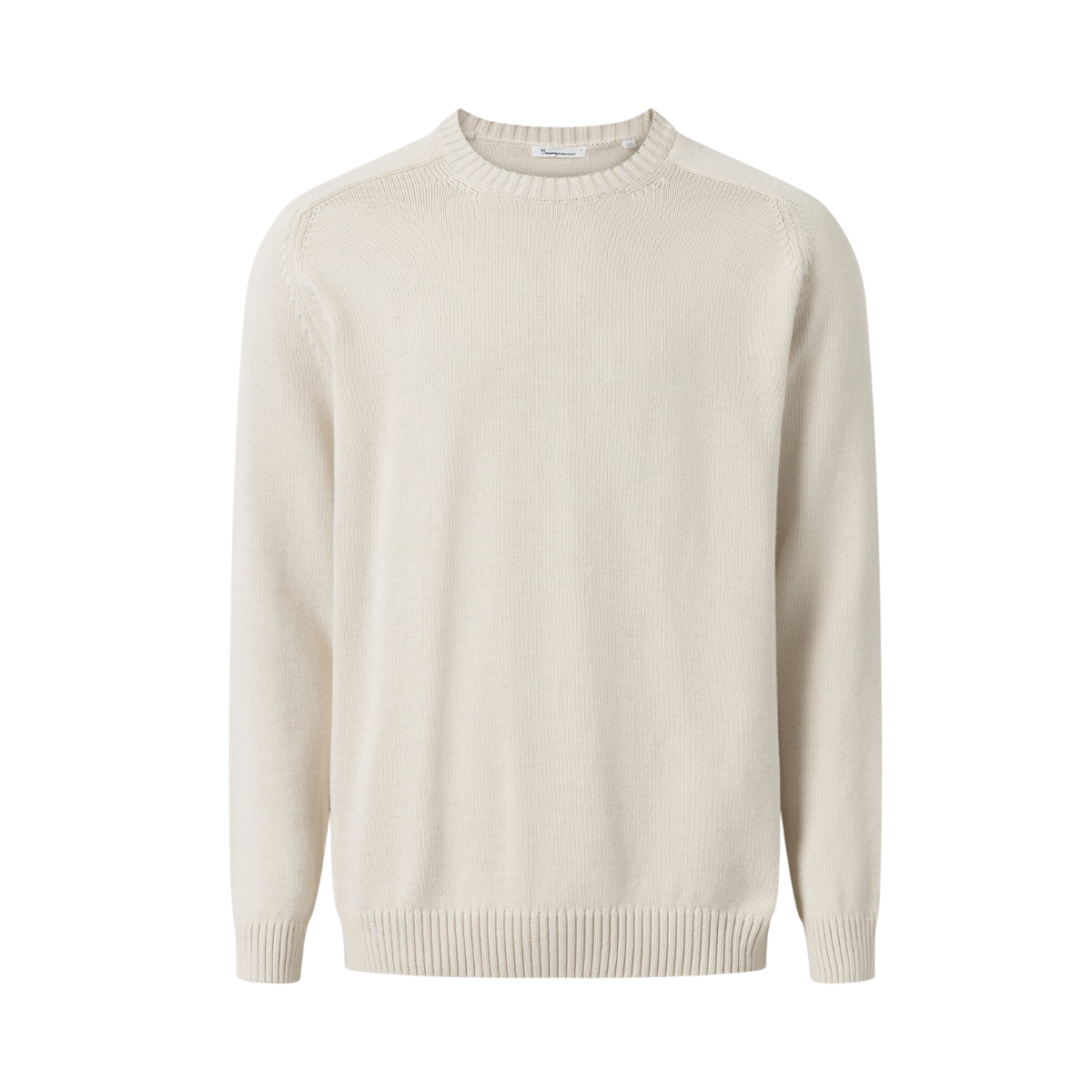 Plain Knitted Crewneck - Buttercream