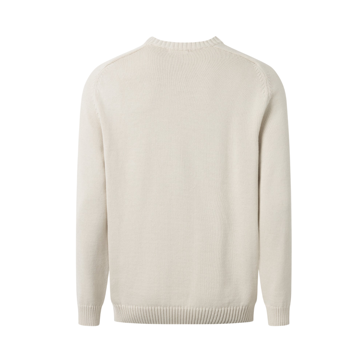 Plain Knitted Crewneck - Buttercream