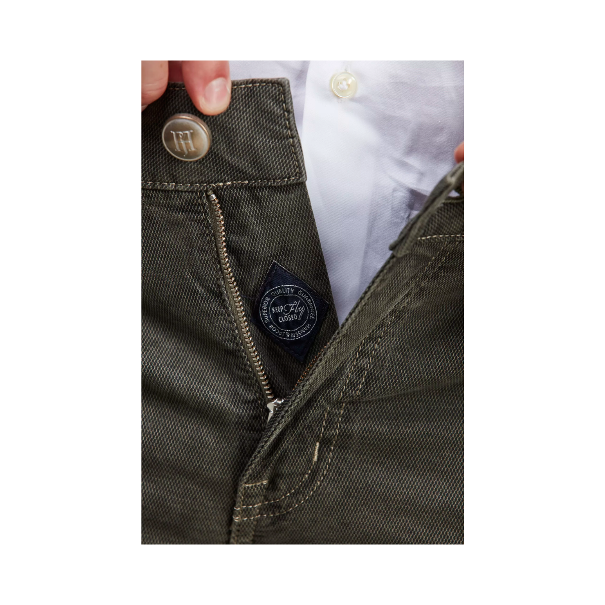 5-PKT CUT'N SEW BALI PRINT - OLIVE GREEN
