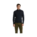 Merino John Zip - Navy