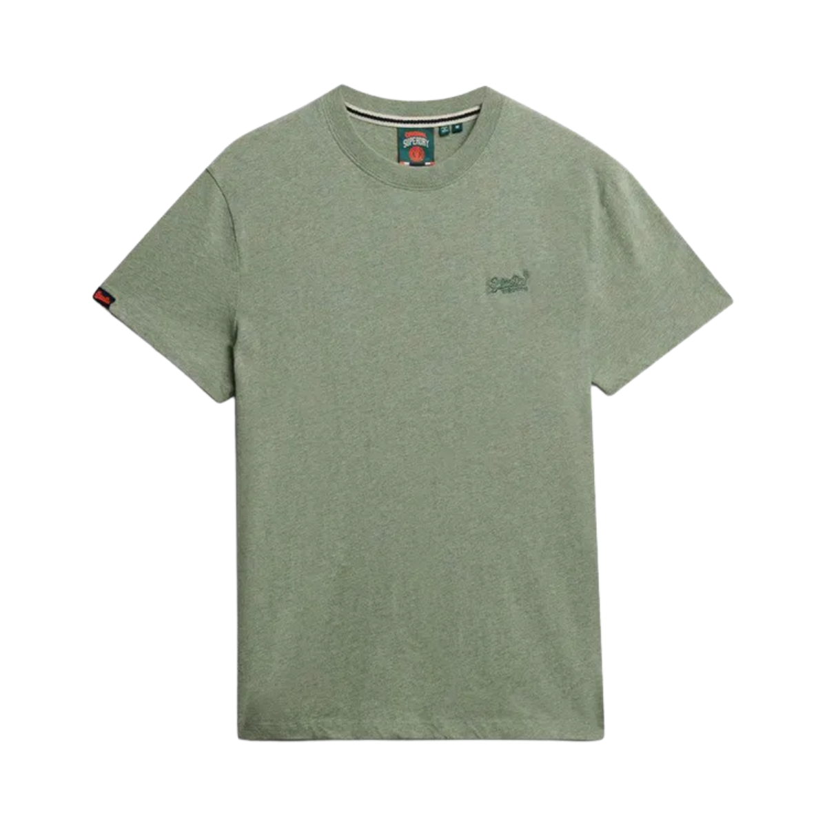 Essential Logo EMB Tee - Vintage Sage Green Marl