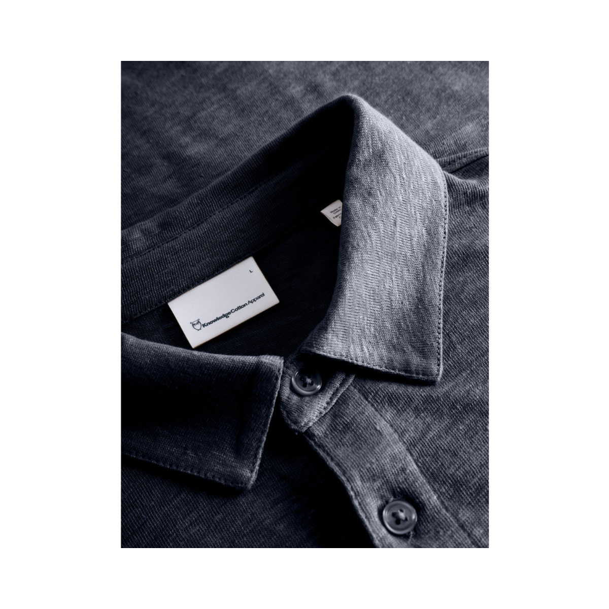 Linen polo - Total Eclipse