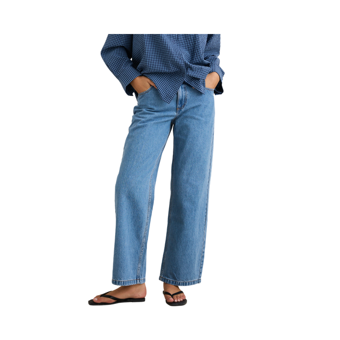 Louise Wide Leg Pant - Indigo