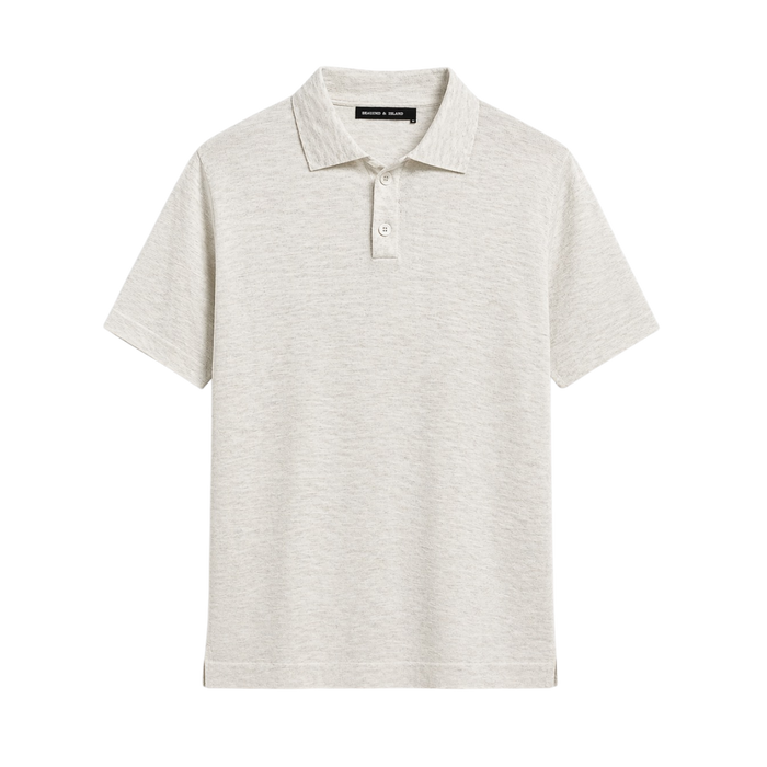 Ethan Polo Knit - Ecru