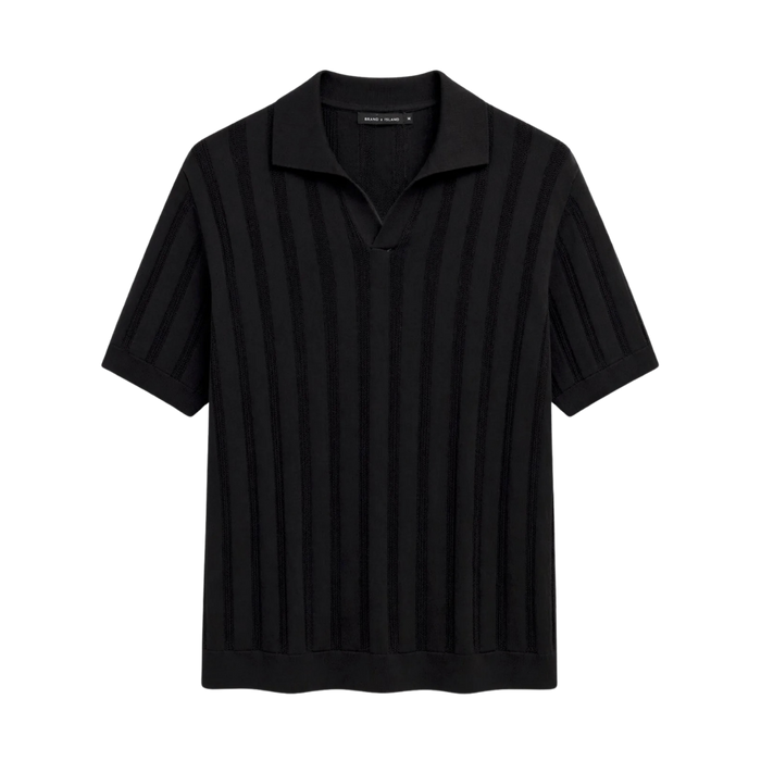 Nash Polo Knit - Black