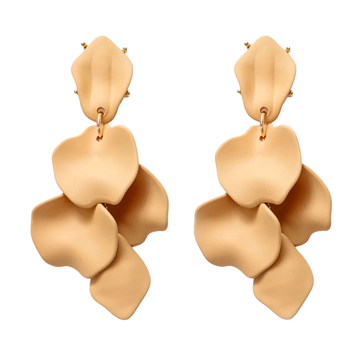 Leaf Earrings Mat - Matt Desert