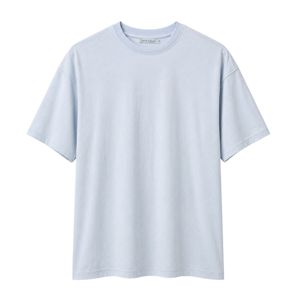 HANK T-SHIRT - Pale Blue