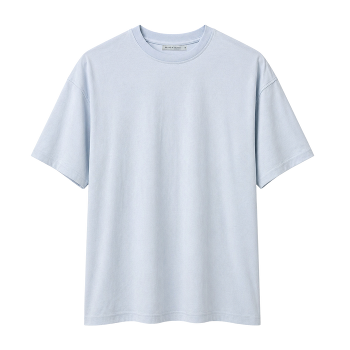 HANK T-SHIRT - Pale Blue