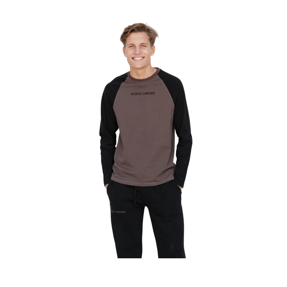 Heavy LS Tee Ivy - 790 Nut/Black