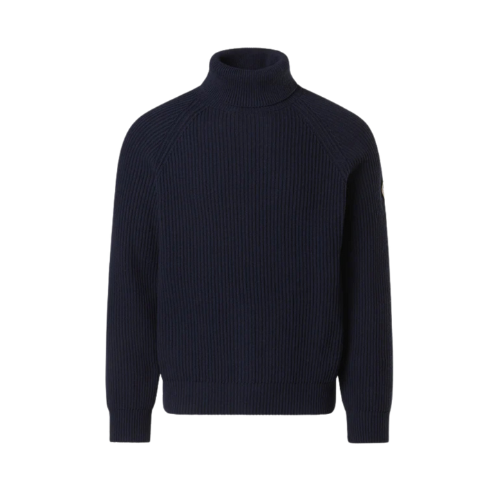 Turtle Neck 5GG  Knitwear - 0802 Navy Blue