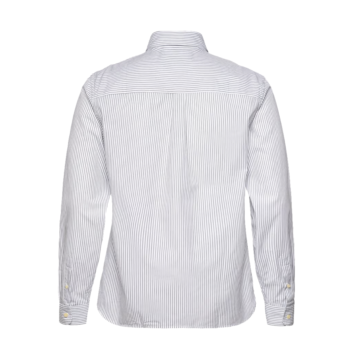 Twin Stripe Shirt - White/ Dark Navy