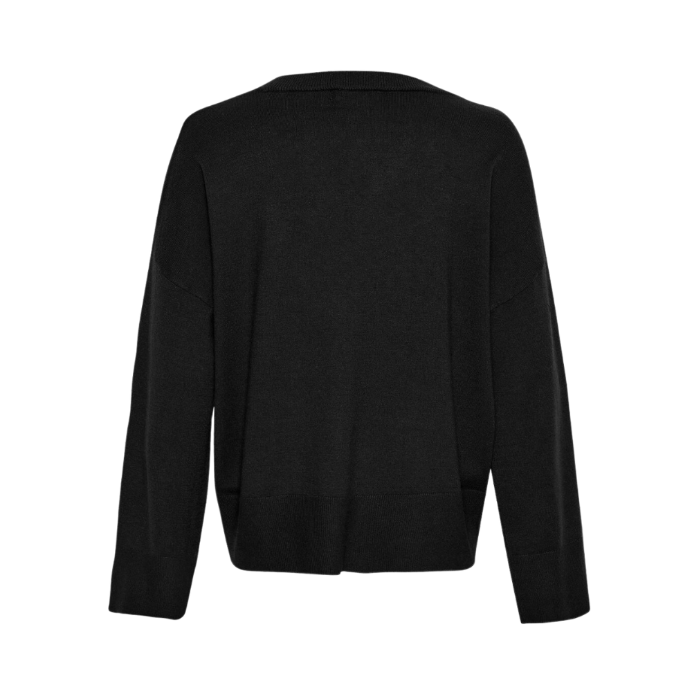 Selena Rachelle V-Pullover - Black