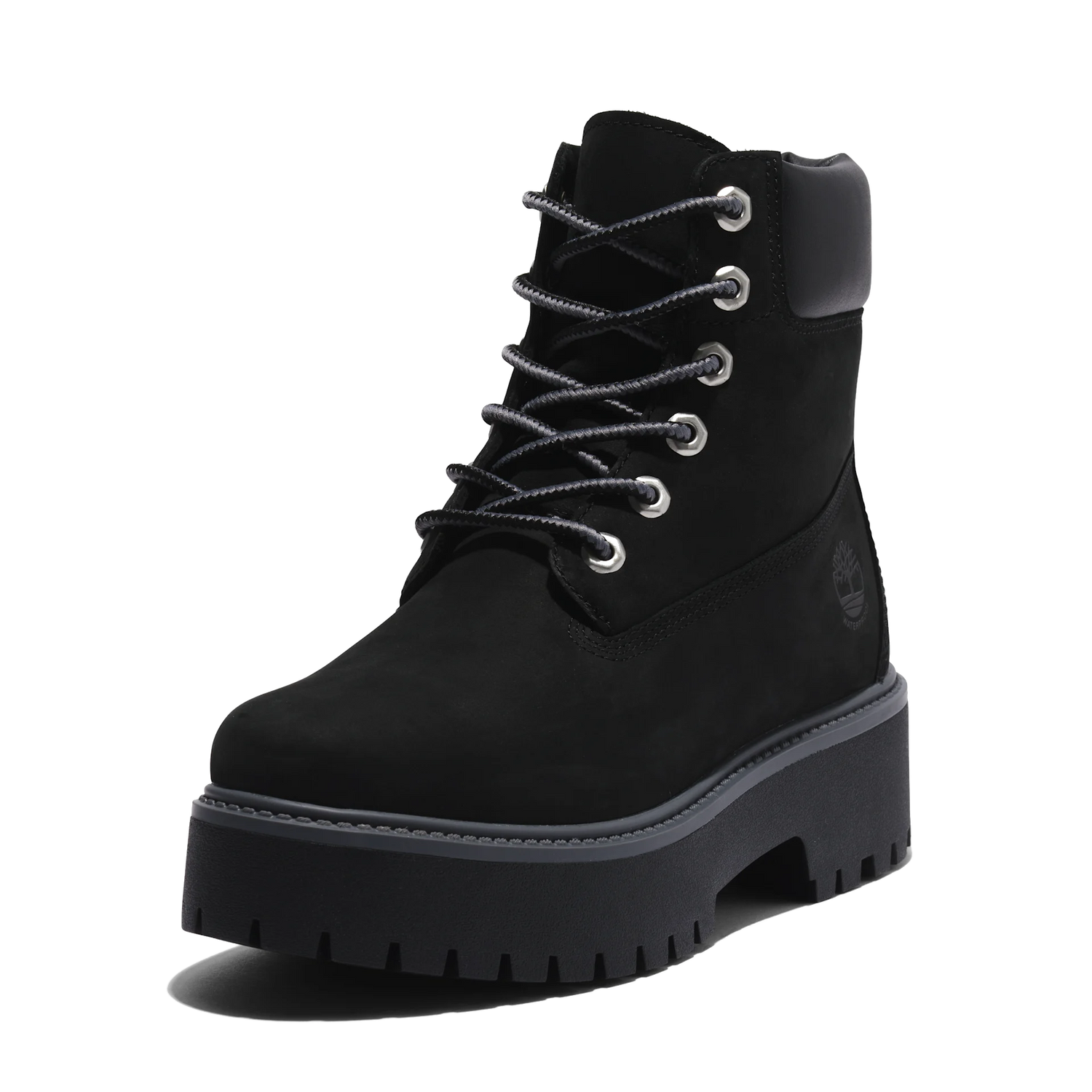 Stone Street 6-Inch Waterproof Platform Boot - 151 Jet Black