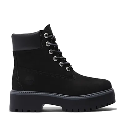 Stone Street 6-Inch Waterproof Platform Boot - 151 Jet Black