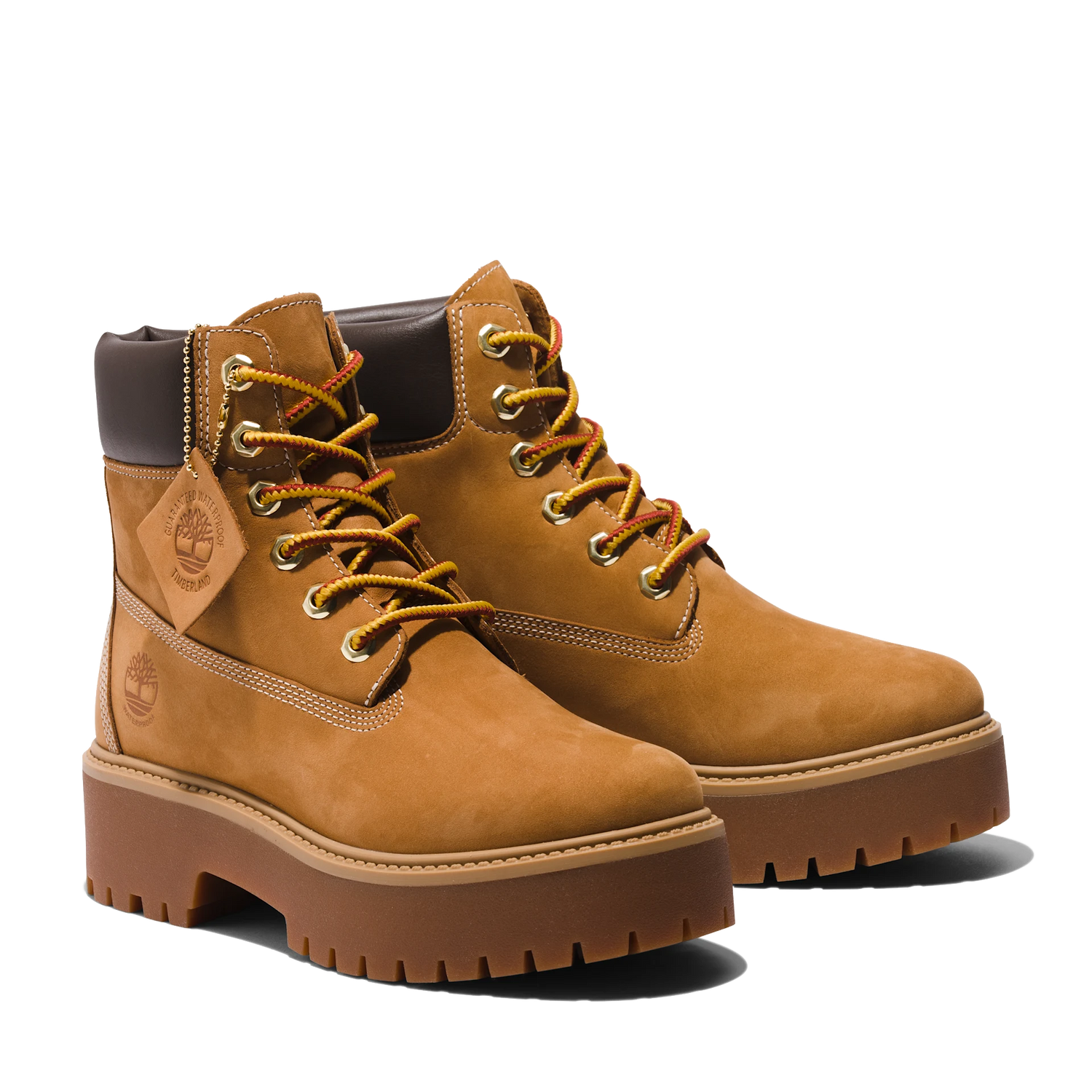 Stone Street 6-Inch Waterproof Platform Boot - 311 Wheat