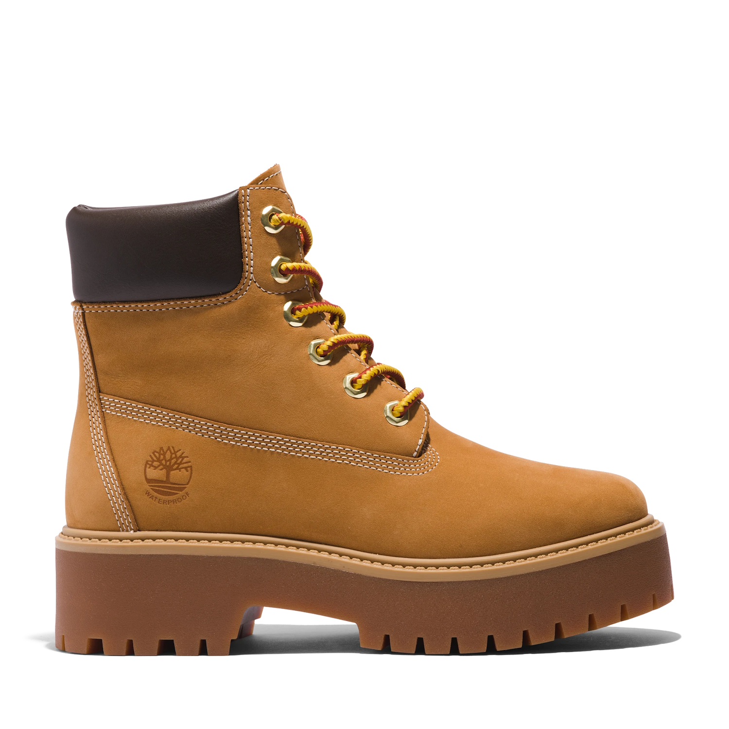 Stone Street 6-Inch Waterproof Platform Boot - 311 Wheat