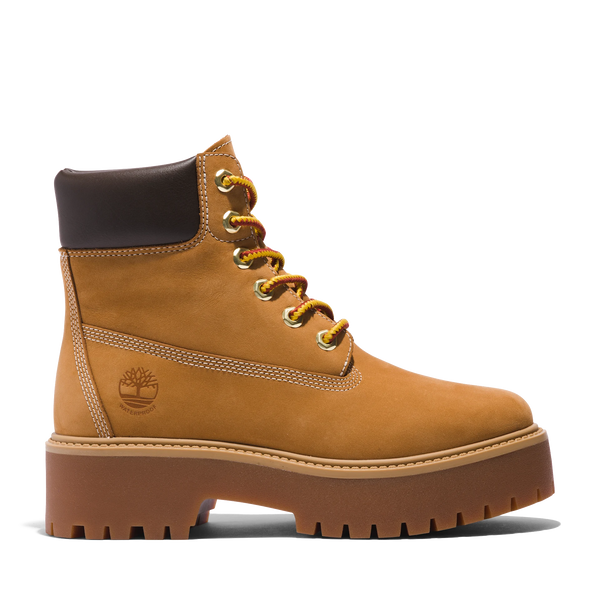 Stone Street 6-Inch Waterproof Platform Boot - 311 Wheat