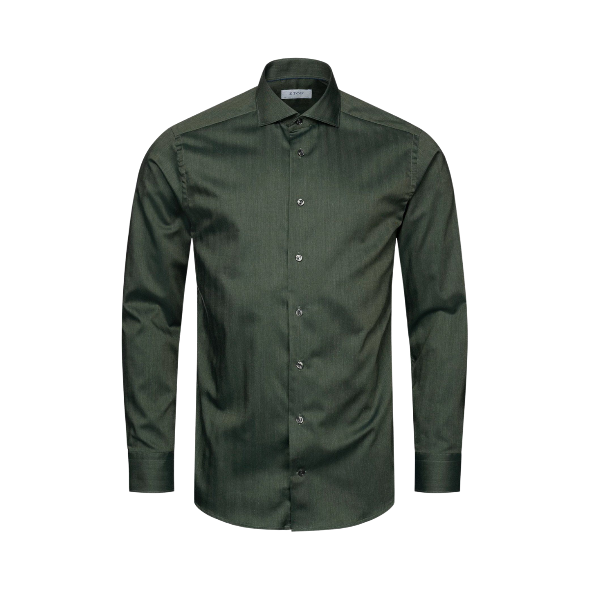 Herringbone Wrinkle Free Flannel Shirt - Green