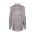 Linda Satin Shirt - Grey