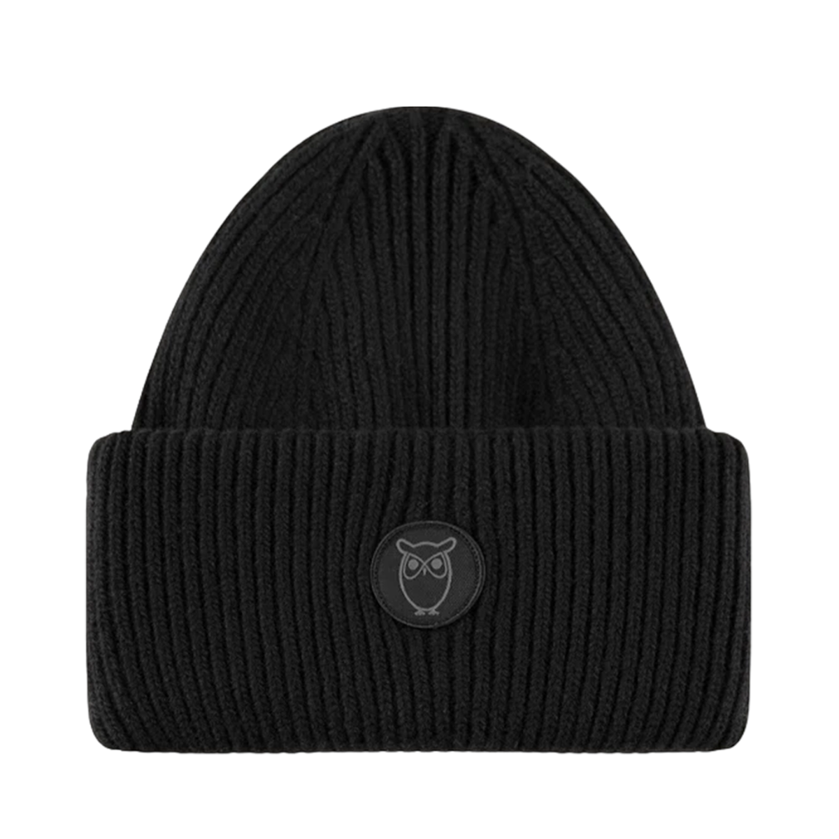 Big Rib Beanie - Black Jet
