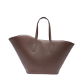 Open Tulip Tote Large - Brown