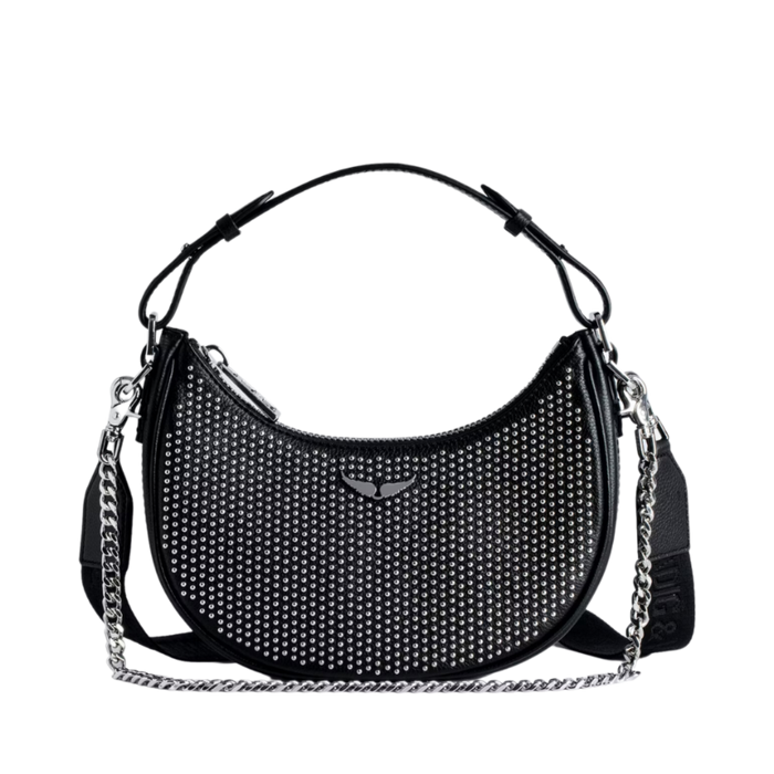 Moonrock Plumetis Bag - Black